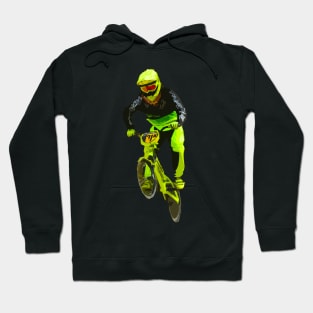 bmx lime green Hoodie